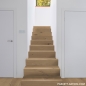 Preview: Parkett Treppen Profil L modern aus Art.Nr.: 100260 Eiche Country Rohholz Optik handgehobelt geölt